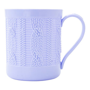Pocillo labrado 12 cm polietileno Violeta Pastel Megaplast