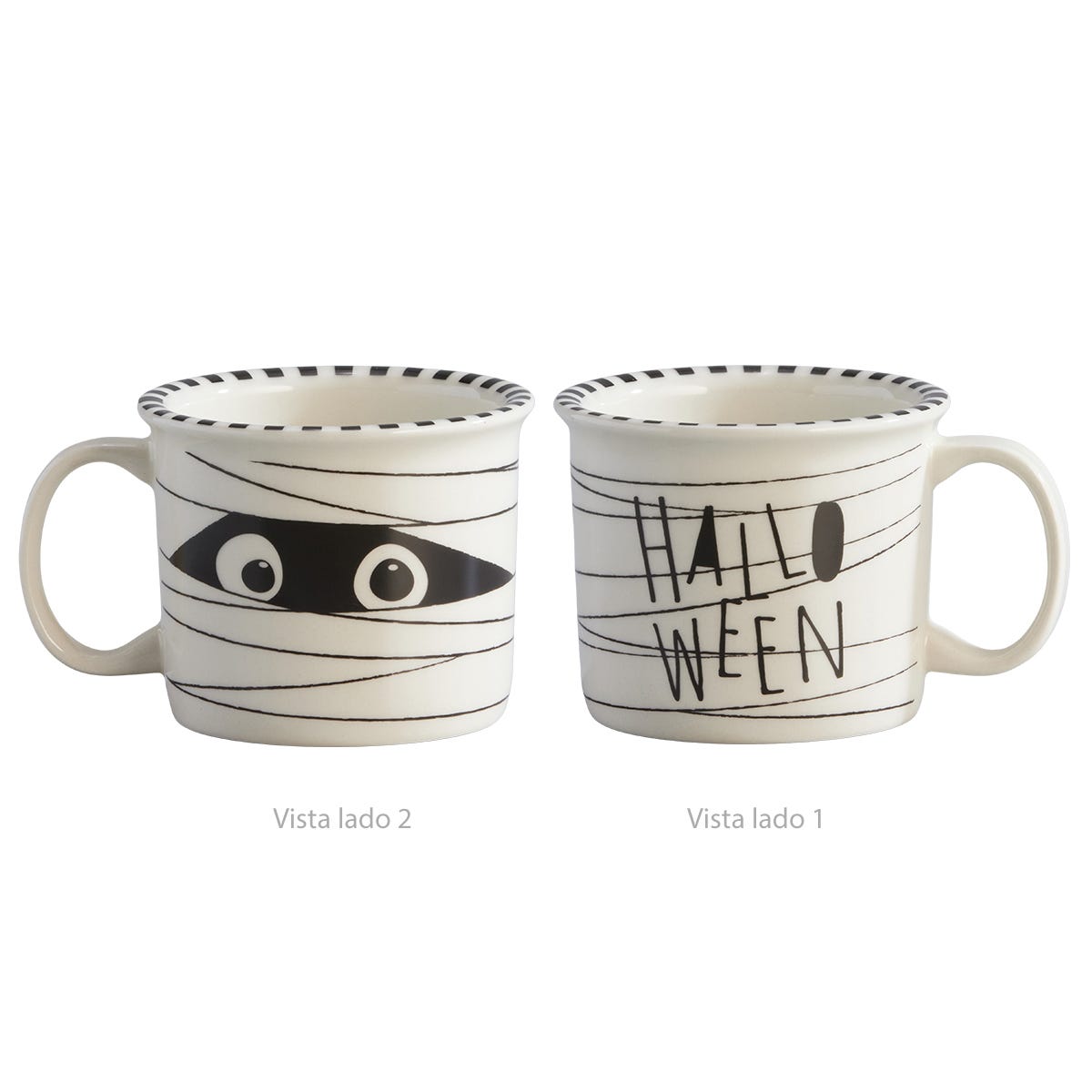 Taza mug de cerámica 250 ml Halloween PL120J406012 Corona