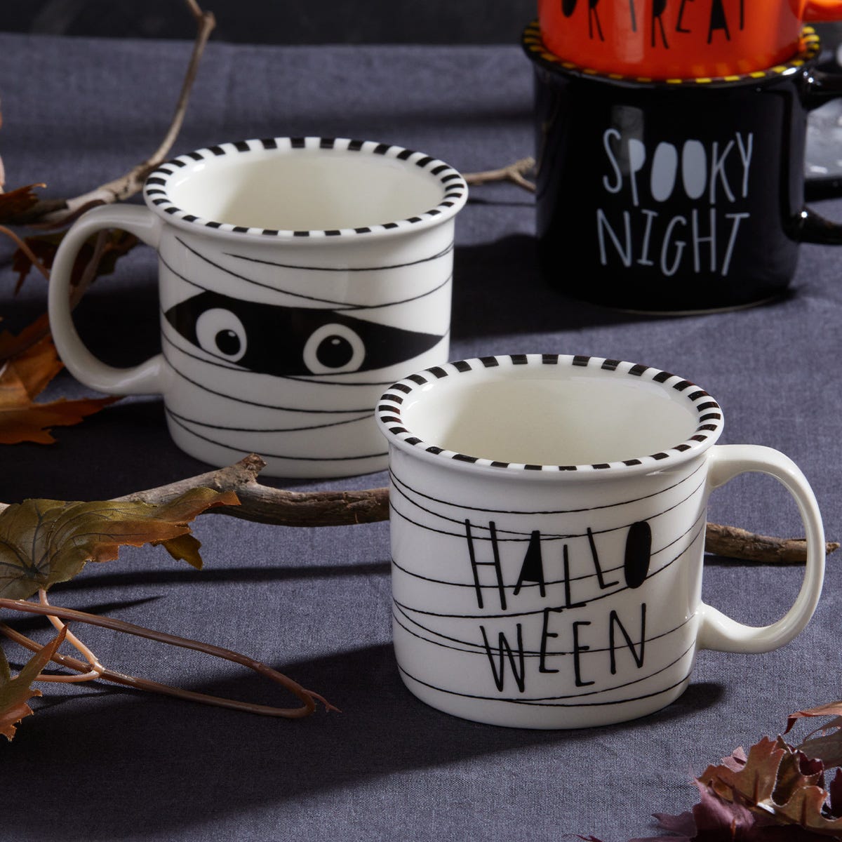 Taza mug de cerámica 250 ml Halloween PL120J406012 Corona